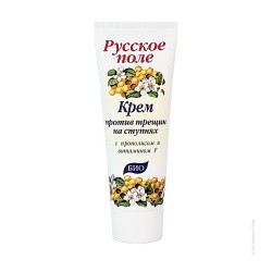 Крем для ног Русское поле против трещин на ступнях прополис и витамин F 75 мл