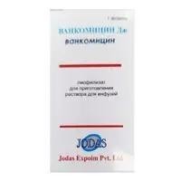 Ванкомицин Дж, лиоф. д/р-ра д/инф. 1000 мг №1