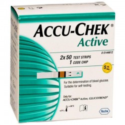 Тест-полоски Accu-Chek актив 100 шт.