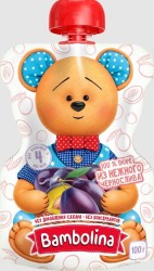 Пюре Bambolina чернослив с 4 мес. 100 г