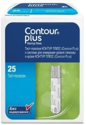 Тест-полоски Contour плюс 25 шт.