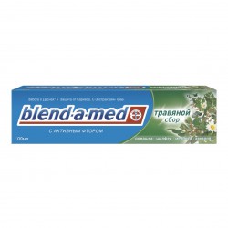 Зубная паста, Blend-a-med (Бленд-а-мед) 150 мл Анти-кариес Травяной сбор