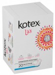 Прокладки женские ежедневные, Kotex (Котекс) №20 нормал део люкс