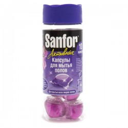 Средство Sanfor Дикая Орхидея активные капсулы для мытья полов 55 г