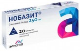 Нобазит, табл. п/о пленочной 250 мг №20
