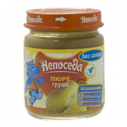 Пюре Непоседа груша без сахара с 4 мес 100 г