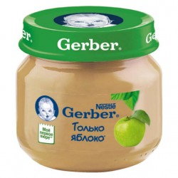 Пюре Gerber яблоко с 4 мес 80 г