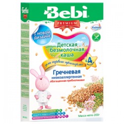 Каша молочная Bebi Премиум гречка с 4 мес 200 г