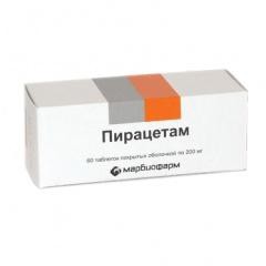 Пирацетам табл. п/о 200 мг 60 шт.