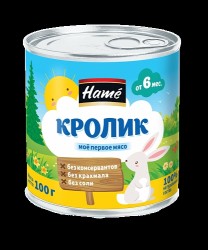 Пюре Hame кролик 100 г