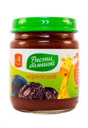 Пюре Расти большой чернослив 100 г