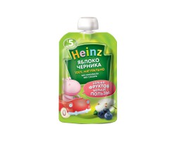 Пюре Heinz яблоко черника 100 г